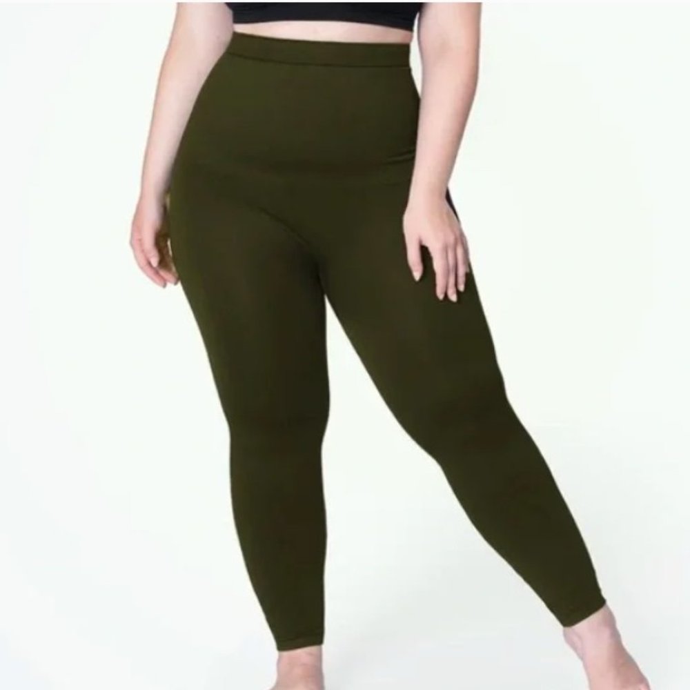 Shapermint Essentials High-Waisted Shaping Leggings - Olive